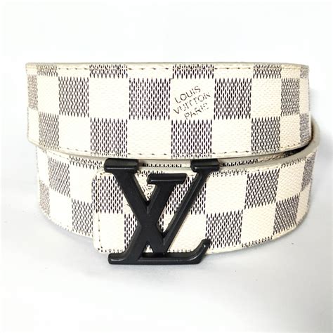 cintos louis vuitton blanco